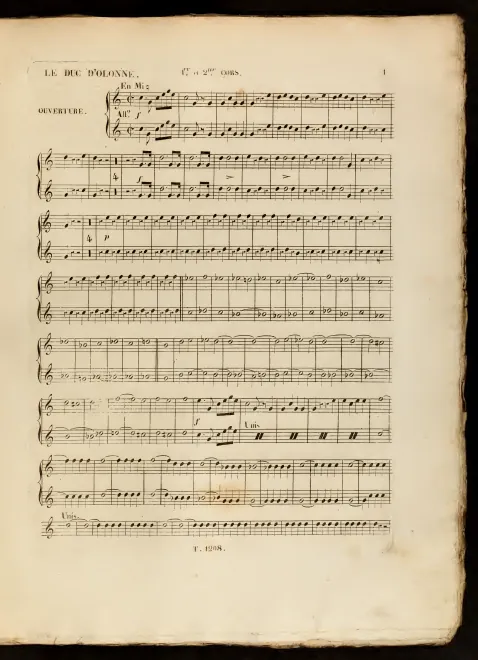 Horn 1/2 (various keys)