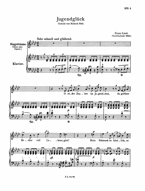 Complete Score (S.323)