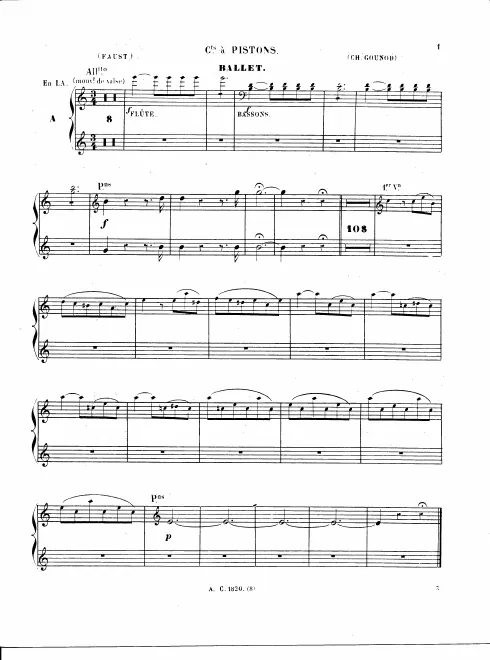 Cornet 1/2 (A/B♭), Trumpet 1/2 (E♭/C)