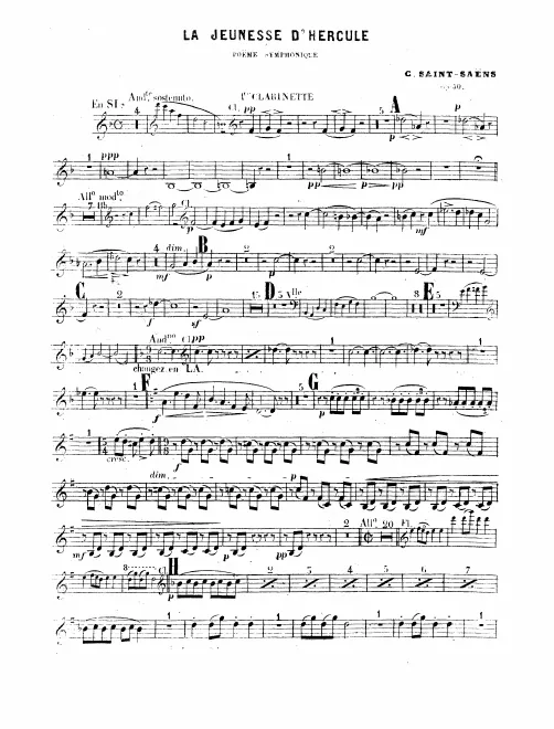Clarinet 1, 2 (B♭)