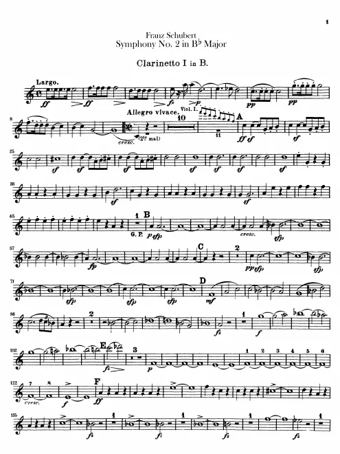 Clarinet 1, 2 (B♭)