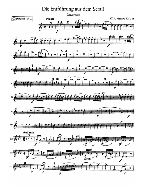 Clarinet 1 (C/B♭)
