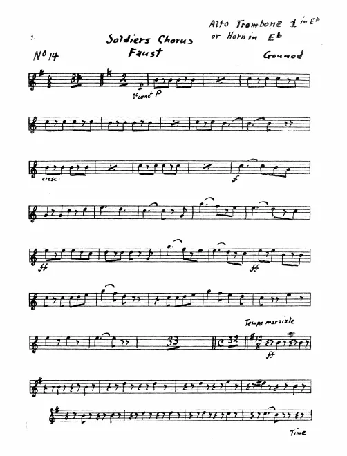 Alto Trombone 1, 2 (E)