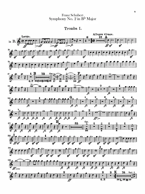 Trumpet 1, 2 (B♭, C)