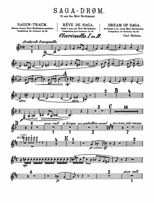 Clarinet 1, 2 (B)