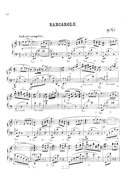 6. Barcarolle