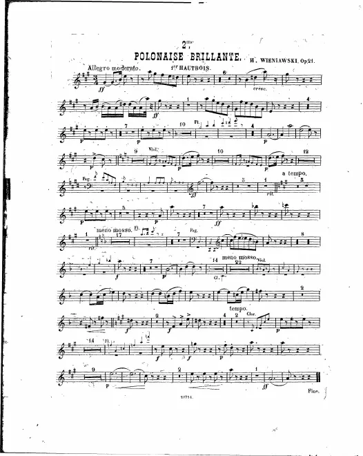 Oboe 1, 2