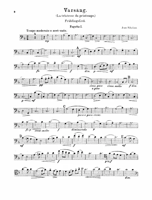 Bassoon 1, 2