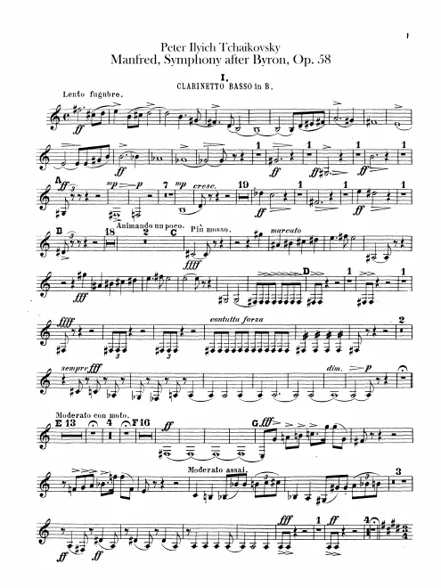 Bass Clarinet (B♭)