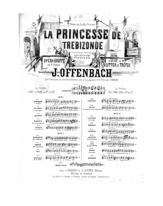 No.10, Couplets: "Elle est peinte admirablement" (Act II, No.10)