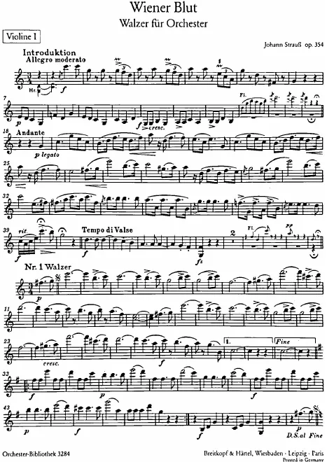 Violins I, II