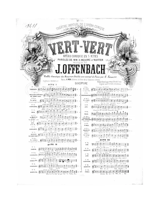 No.10, Barcarolle: "Le bateau marchait lentement" (Act II, No.10), A♭ major