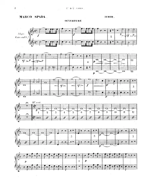 Horn 1/2 (C), 3/4 (A)