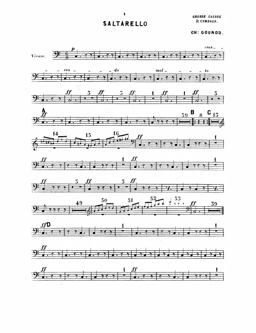Cymbals/Bass Drum, Tambourine, Triangle