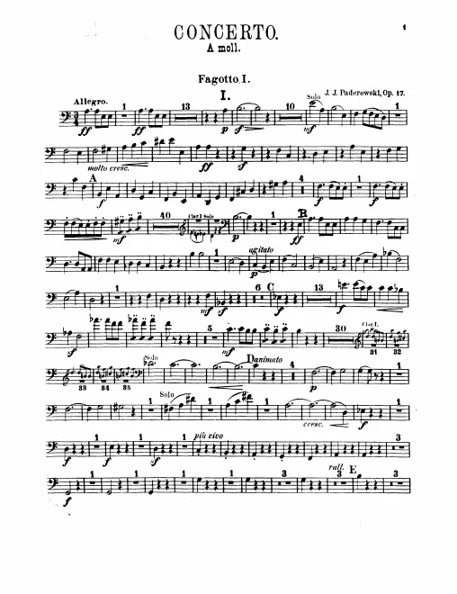 Bassoon 1, 2