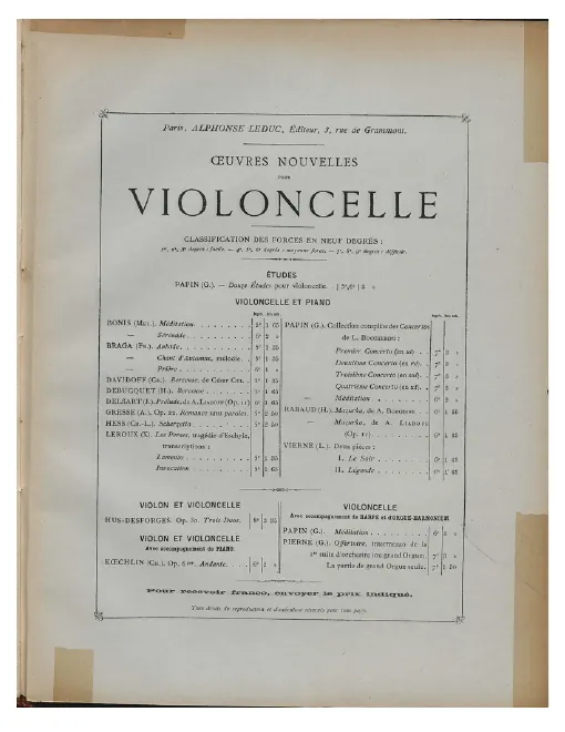 Cello Part