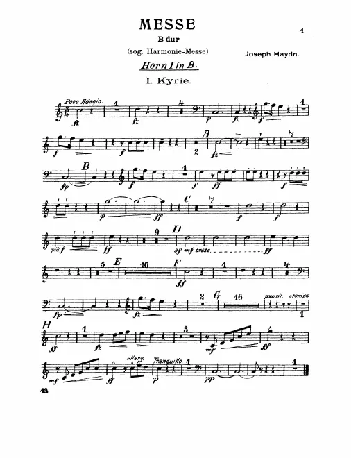 Horn 1, 2 (B♭)