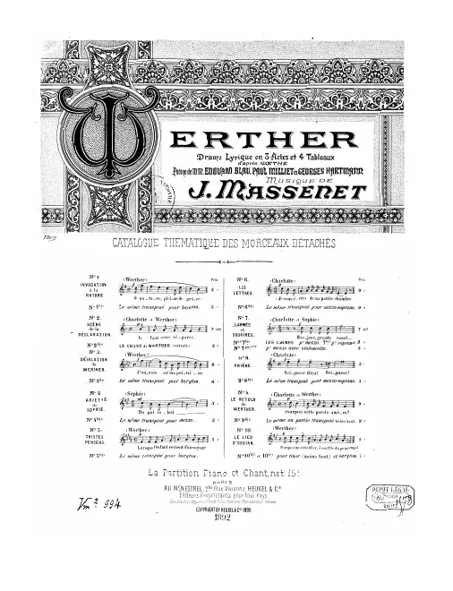 No.7, Larmes et sourires, "Bonjour, grande sœur!" (Act III, Sophie/Charlotte)