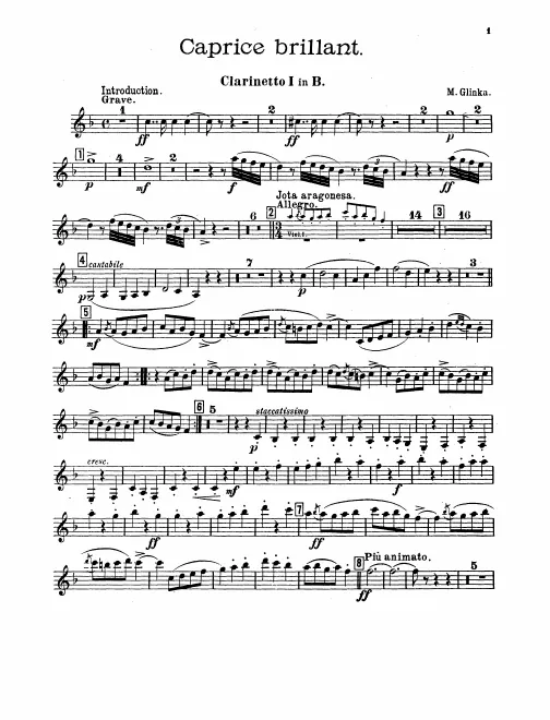 Clarinet 1, 2 (B♭)