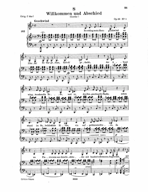 Complete Score (Low Voice, transposed to F major)