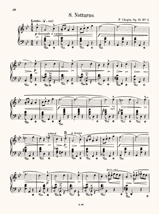 3. Lento (G minor)