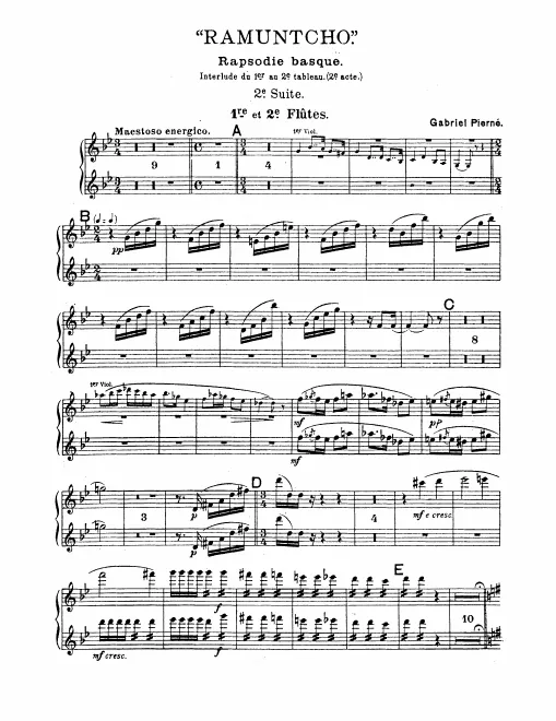Flute 1/2 (also Piccolo)