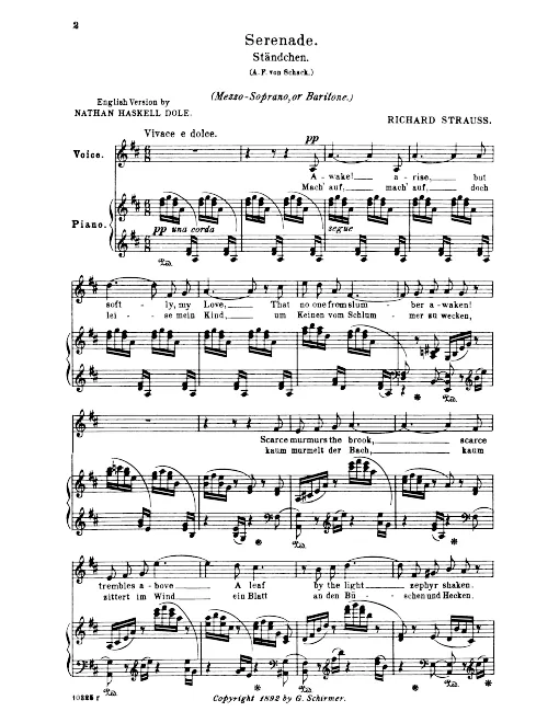Complete Score (D major)