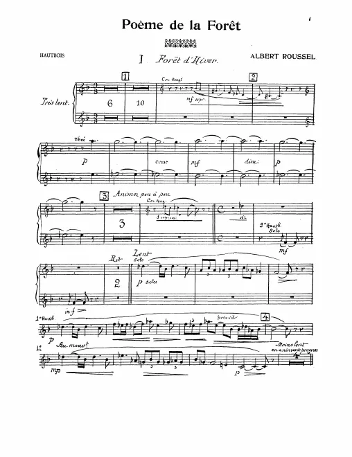 Oboe 1/2, English Horn