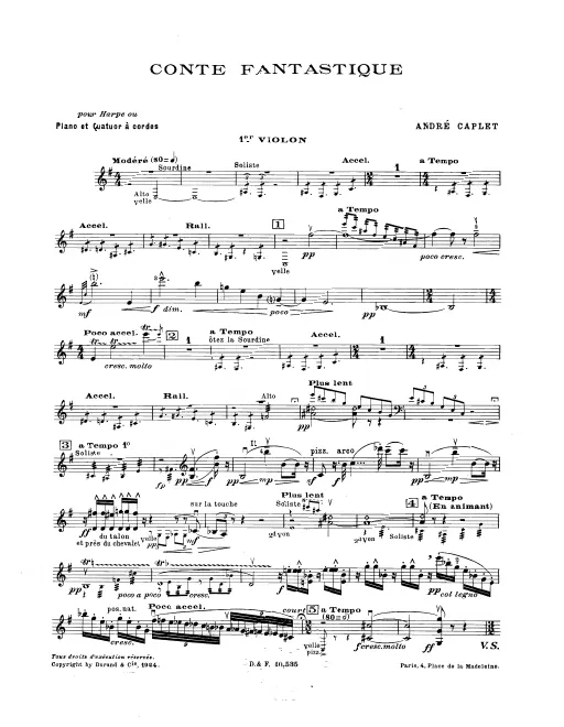 Violin I part