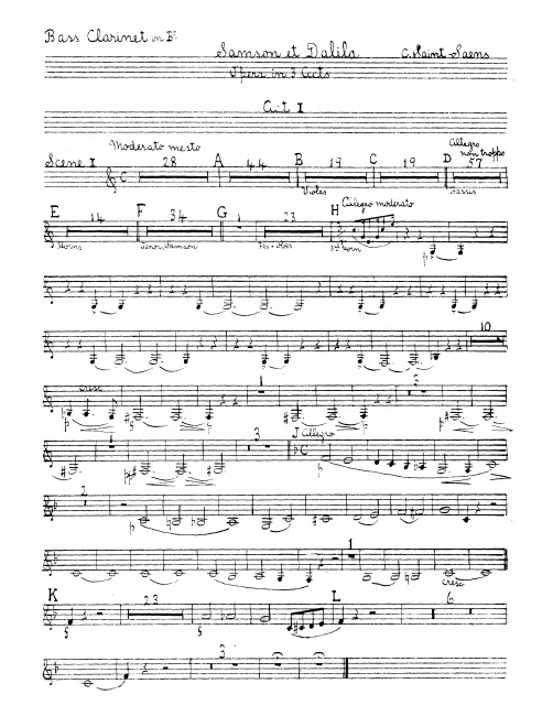 Bass Clarinet (B♭)