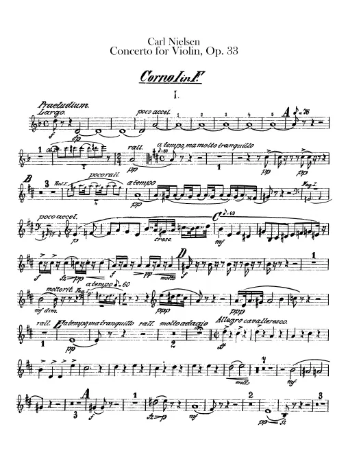 Horn 1, 2, 3, 4 (in F)