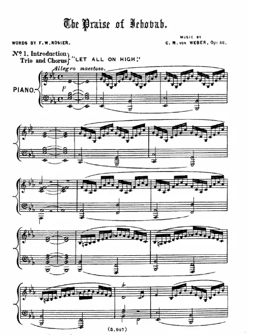 1. Introduction, Trio (STB) and Chorus