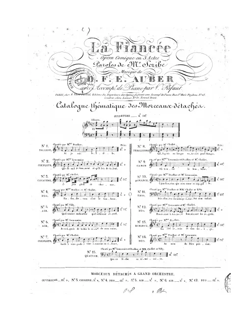 1. Ballade: Si je suis infidèle