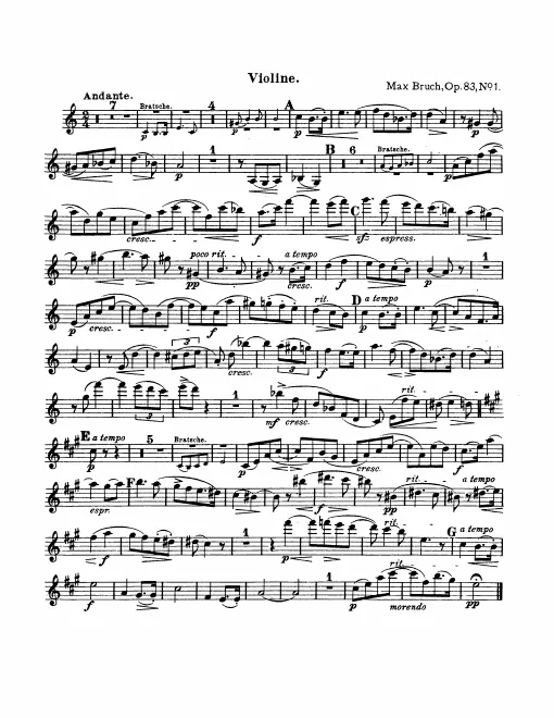 Violin Part (alternate to clarinet)
