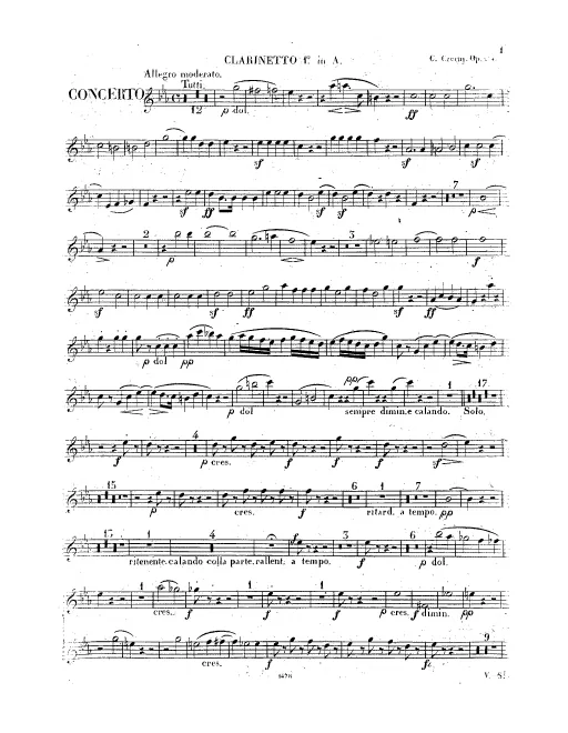 Clarinet 1, 2 (A)