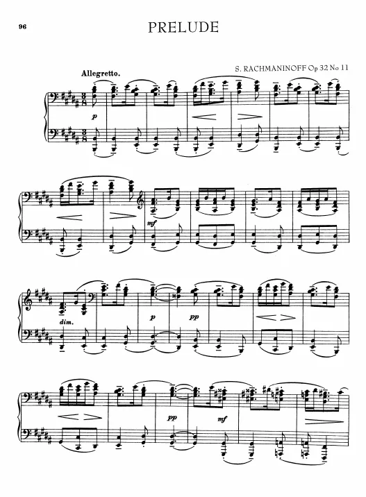 11. Allegretto (B major)