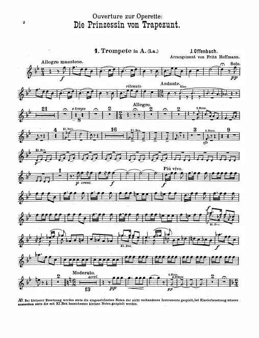 Trumpet 1, 2 (A)