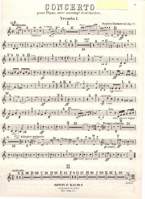 Trumpet 1, 2 (E)