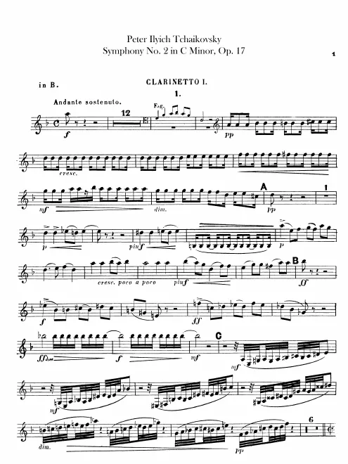 Clarinet 1 (B♭/C)