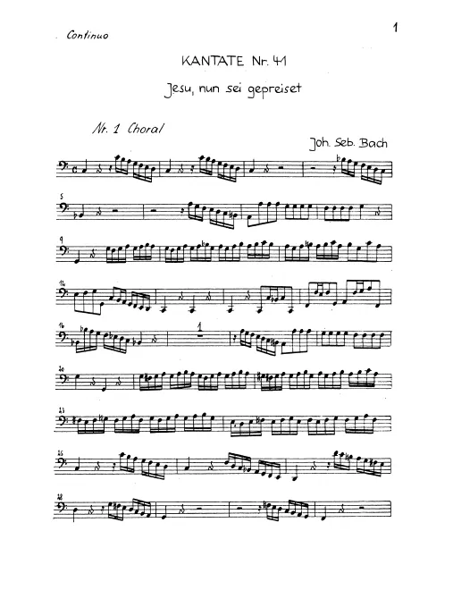 Continuo (Cellos/Basses)