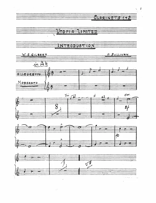 Clarinet 1/2 (A/B♭)