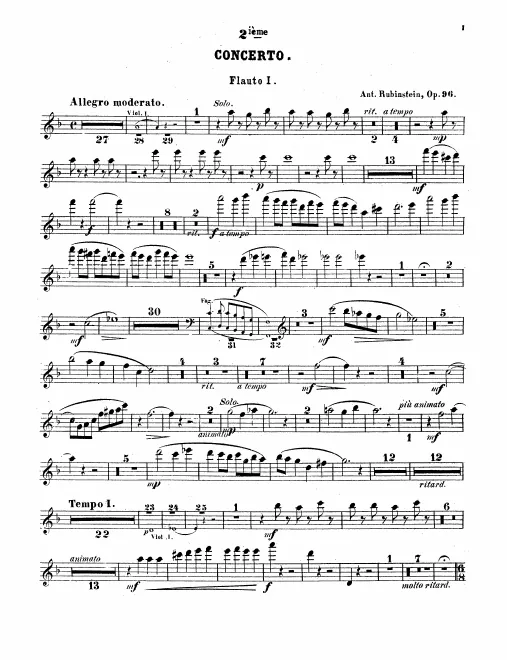 Flute 1, 2