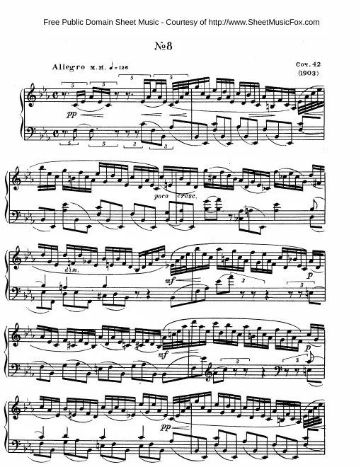 8. Etude in