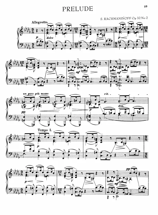2. Allegretto (B♭ minor)