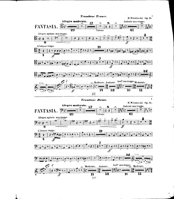 Tenor, Bass Trombone