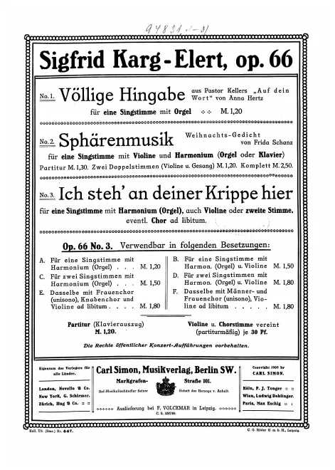 2. Sphärenmusik (Complete Score and Parts)