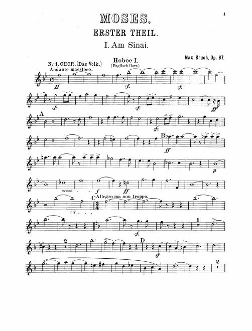 Oboe 1, 2/English Horn