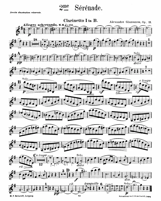 Clarinet 1, 2 (B♭)