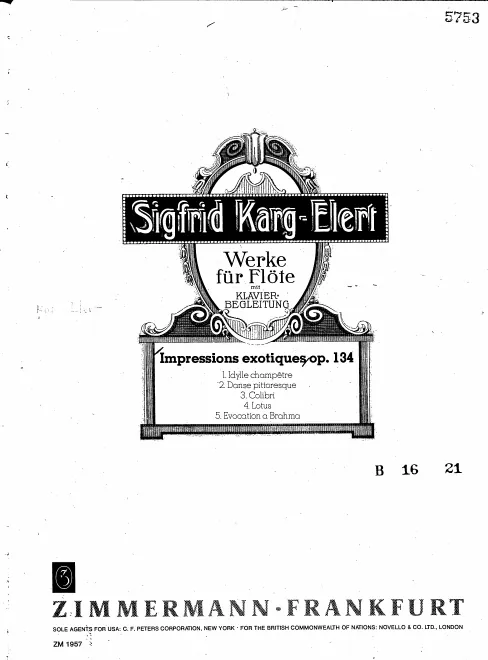 Piano score