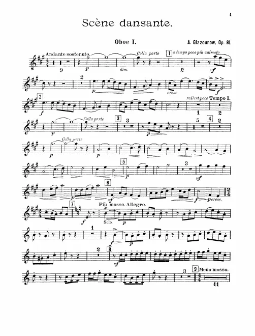 Oboe 1, 2